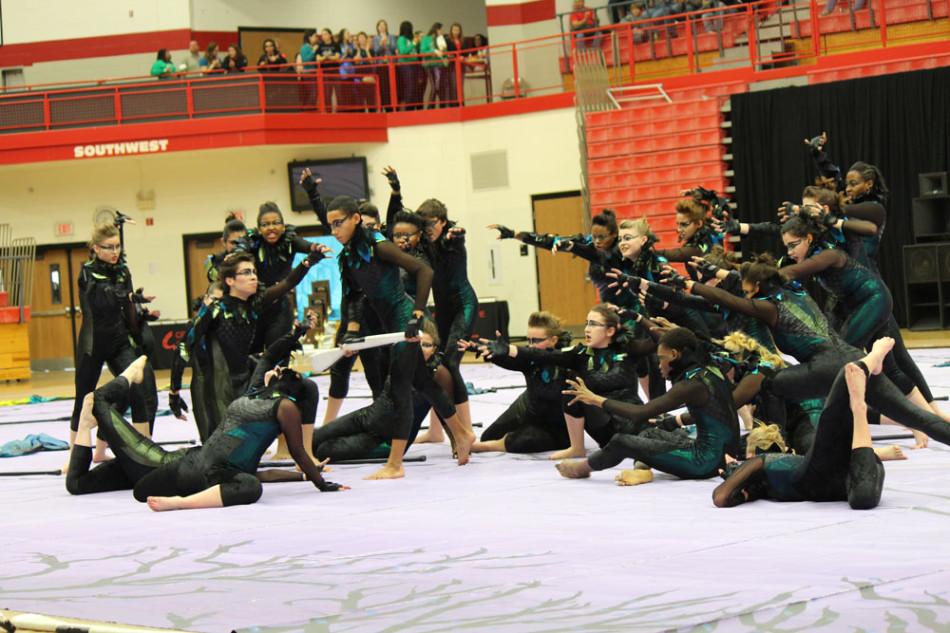 Winter guard captures state
