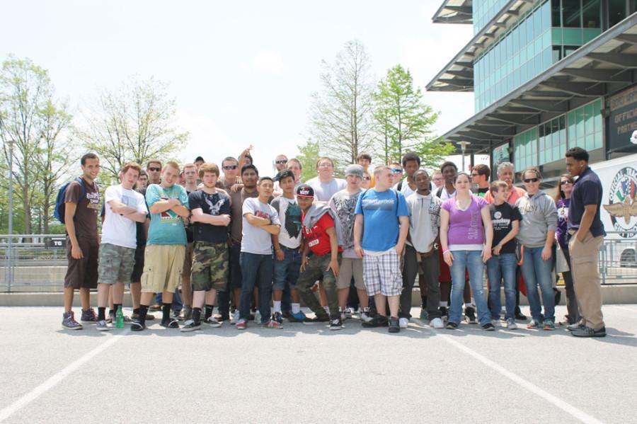 Career center students visit IMS