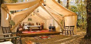 It is called glamping 