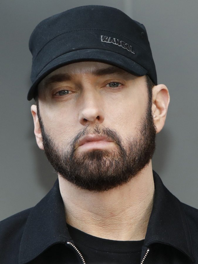 LOS ANGELES - JAN 30:  Eminem, Marshall Bruce Mathers III at the 50 Cent Star Ceremony on the Hollywood Walk of Fame on January 30, 2019 in Los Angeles, CA (Newscom TagID: khphotos785913.jpg) [Photo via Newscom]