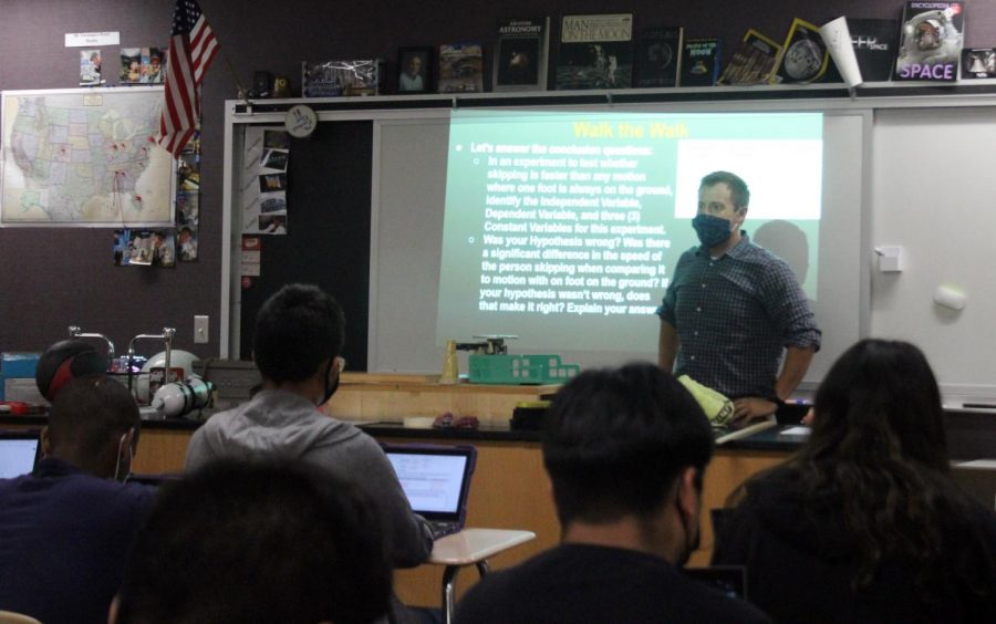 Science teacher Joseph Cardoza is passionate about talking about climate change.