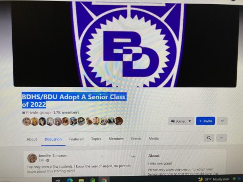 Facebook page returns for Class of 2022