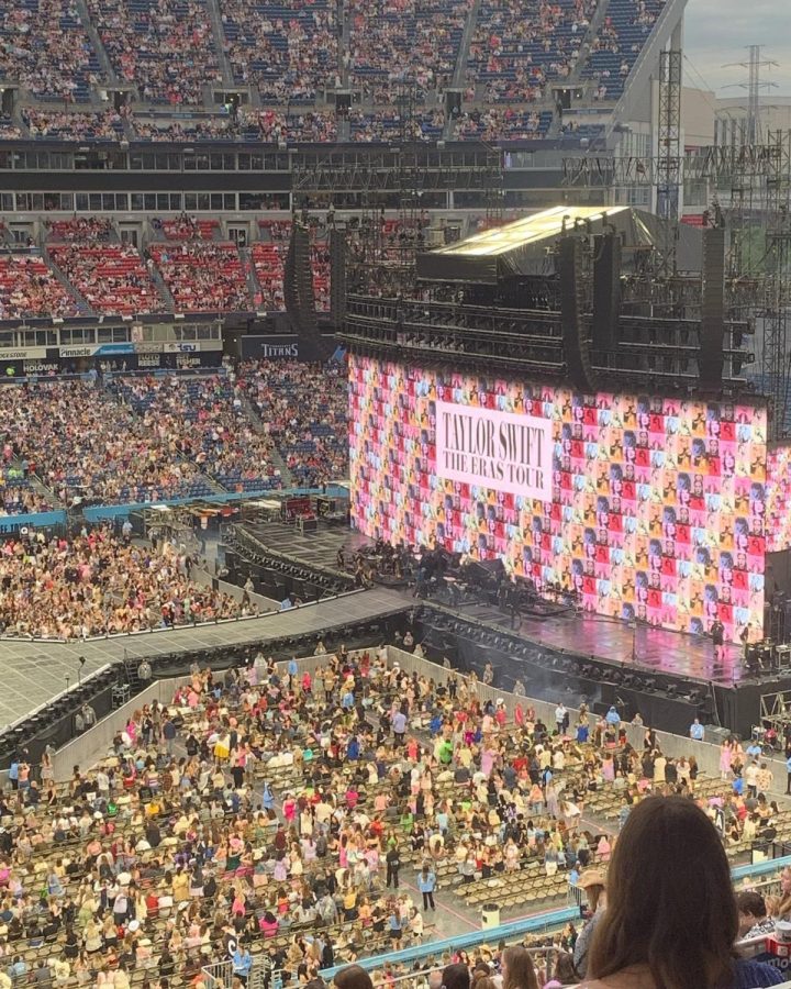Junior Danielle Shumar had a view similar to this one for last week’s Taylor Swift show in Nashville.


