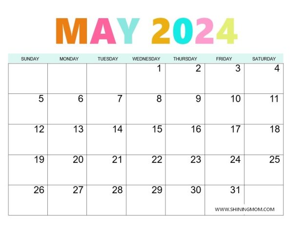 As May approaches, the calendar starts filling up