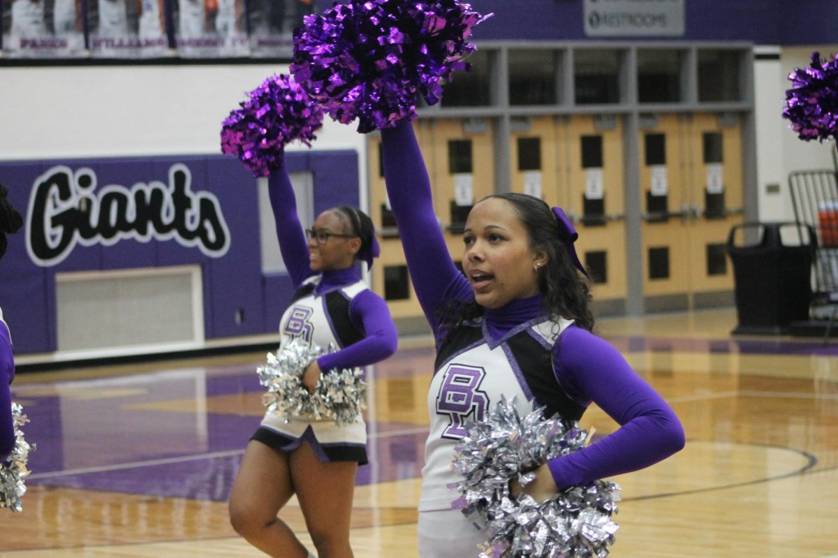 Senior cheerleaders enjoy the experience