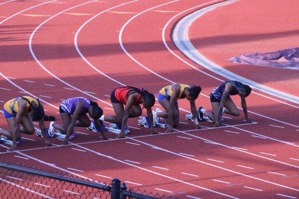 Girls track vs Carmel, Pike