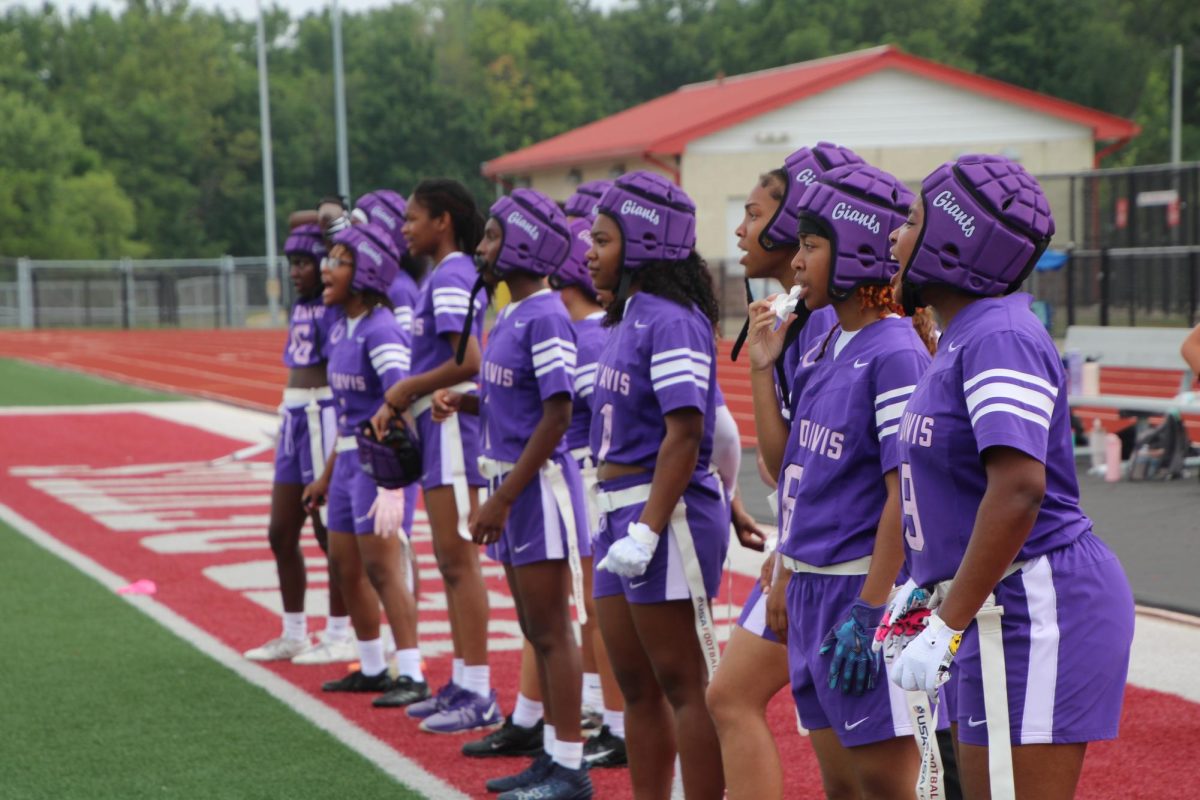 Girls flag football at Pike Invite